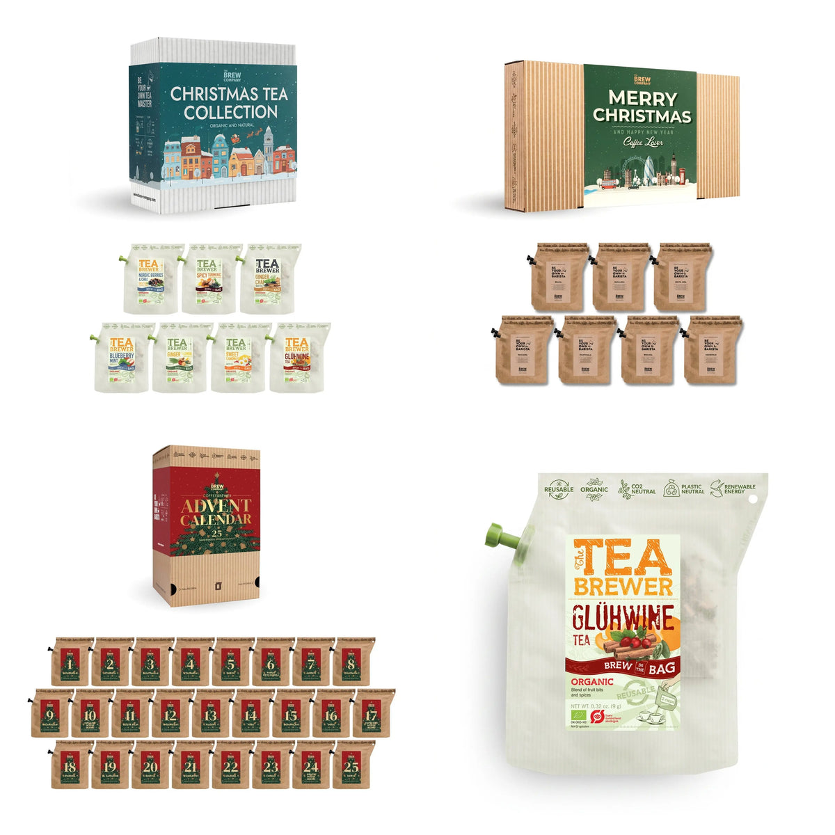 Kaffee und Tee weihnachtsbox