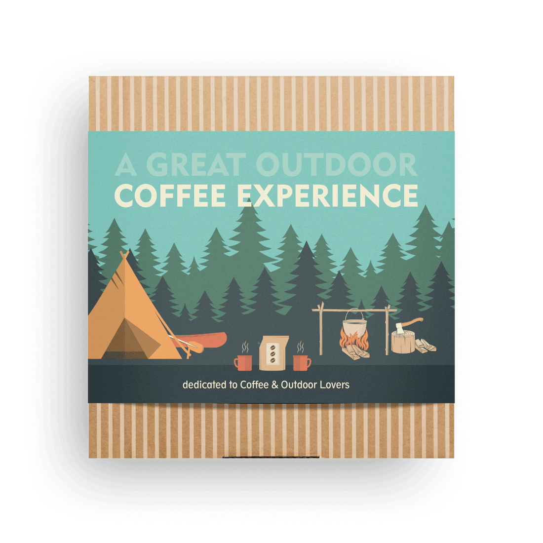 Camping Coffee Geschenkset - Premium Kaffee Box