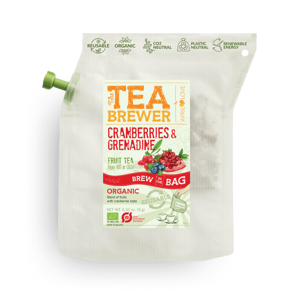Früchtetee Beutel: Cranberries & Grenadine Tea – Brew Blend
