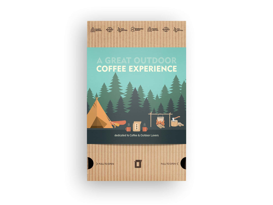 Outdoor coffee Gift Box – Kaffee Geschenkset für Camping & Wandern