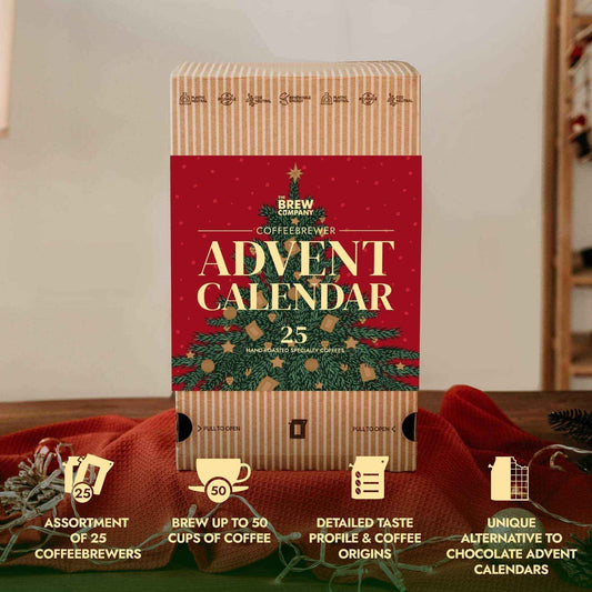 Coffee Advent Calendar 2026, große Kaffeebox mit 24 Türen